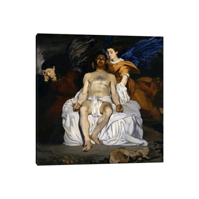 The Dead Christ With Angels by Edouard Manet - Wrapped Canvas Gallery-Wrapped Canvas Giclée