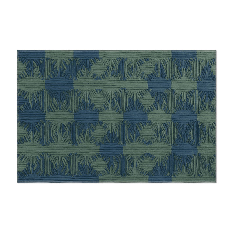 Tapis gris intérieur et extérieur Trellis, Rectangle 9 pi x 12 pi
