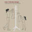 Rubber Freestanding 10 - Hook Coat Rack-47950125
