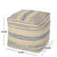 Western Handcrafted Fabric Pouf, Ottoman, Pouf, Small Ottoman, Foot Stool, Square Ottoman