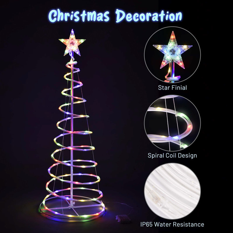 Lighted Tree, Multi-colour
