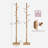 Trikomou Solid Wood 8-Hook Freestanding Coat Rack -1426672770