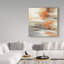 «Golden Dust Crop Orange» par Silvia Vassileva, reproduction sur toile tendue-32717768