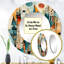 «Presli Joyful Geometric I», grand miroir mural rond, vert-1850488858