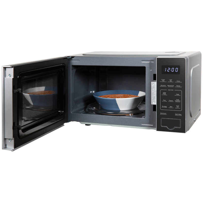 Russell Hobbs Rhmt2005b Compact Digital Microwave With Touch Control, 20l, Silver