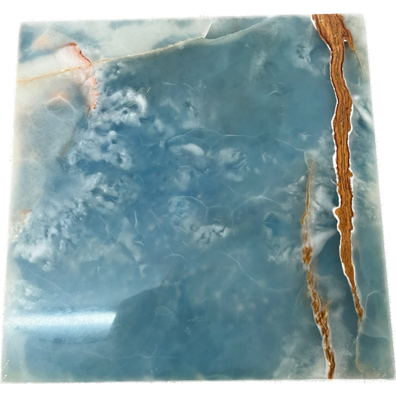 12" x 12" Natural Stone Mosaic Tile, Blue