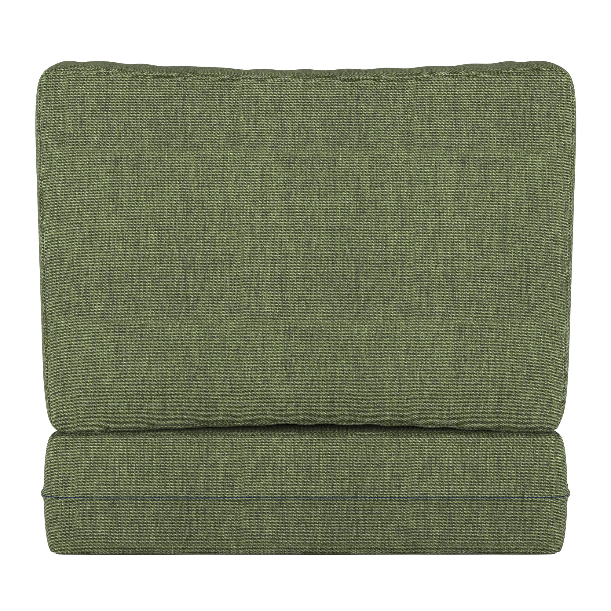 Amala Outdoor Sunbrella® Seat/Back Cushion, Sunbrella® Canvas Fern, 25" W x 25.5" D