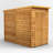 Powersheds 4 x 8ft Timber Overlap Windowless Pent Garden Shed