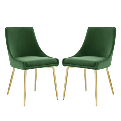 Modway Viscount Performance Velvet Dining Chairs
