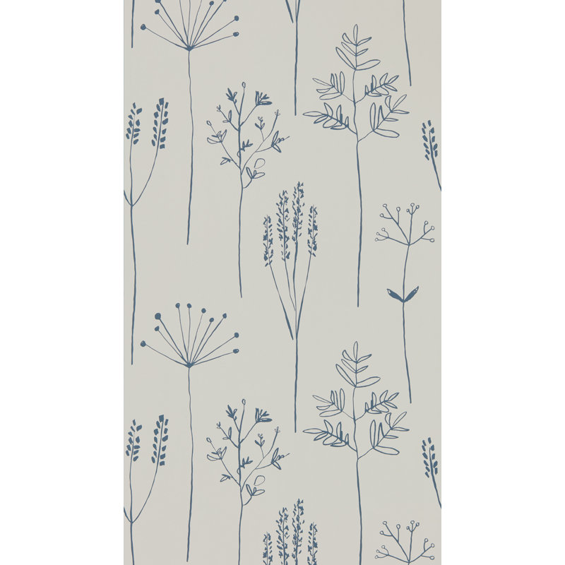10.05m x 52cm Matte Wallpaper Roll, Denim