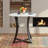 Repton Round Metal Base Dining Table-1593487249