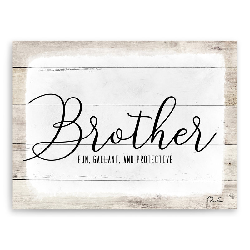 " Brother " by Olivia Rose, 30 in. H x 40 in. W