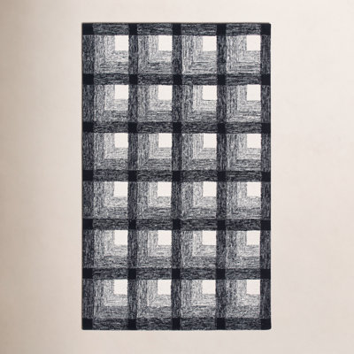 Robbie Hand-Woven Geometric Wool Rug