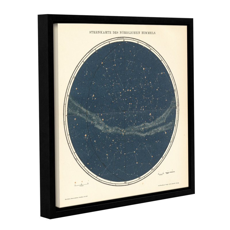 «Celestial Sphere North», impression encadrée sur toile tendue, H 14 po x l 14 po x P 2 po