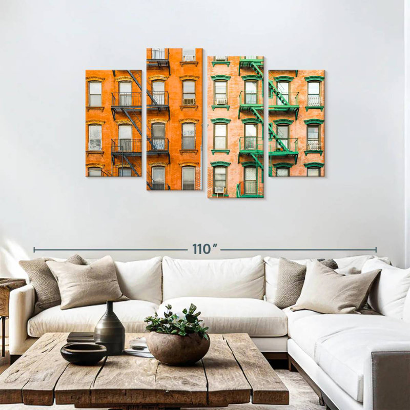 Lilie NYC Fire Escapes, H 48 po x l 75 po