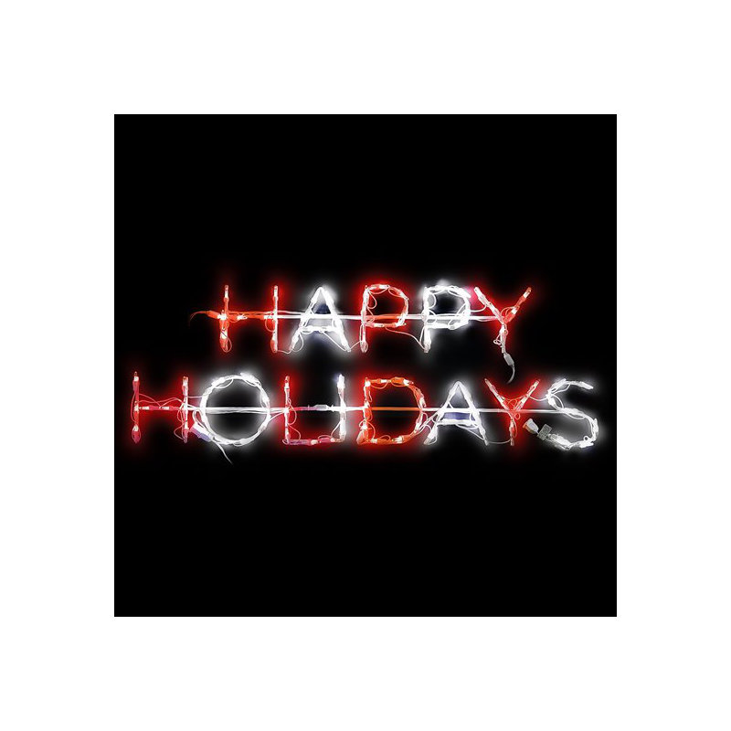 Panneau lumineux Happy Holiday