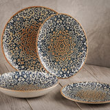 Española 4 Piece Porcelain China Dinnerware Set