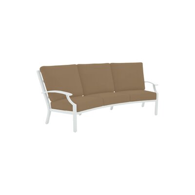 Marconi 87"" Wide Outdoor Patio Sofa with Cushions -  Tropitone, 542010CS_SNO_Canvas Heather Beige