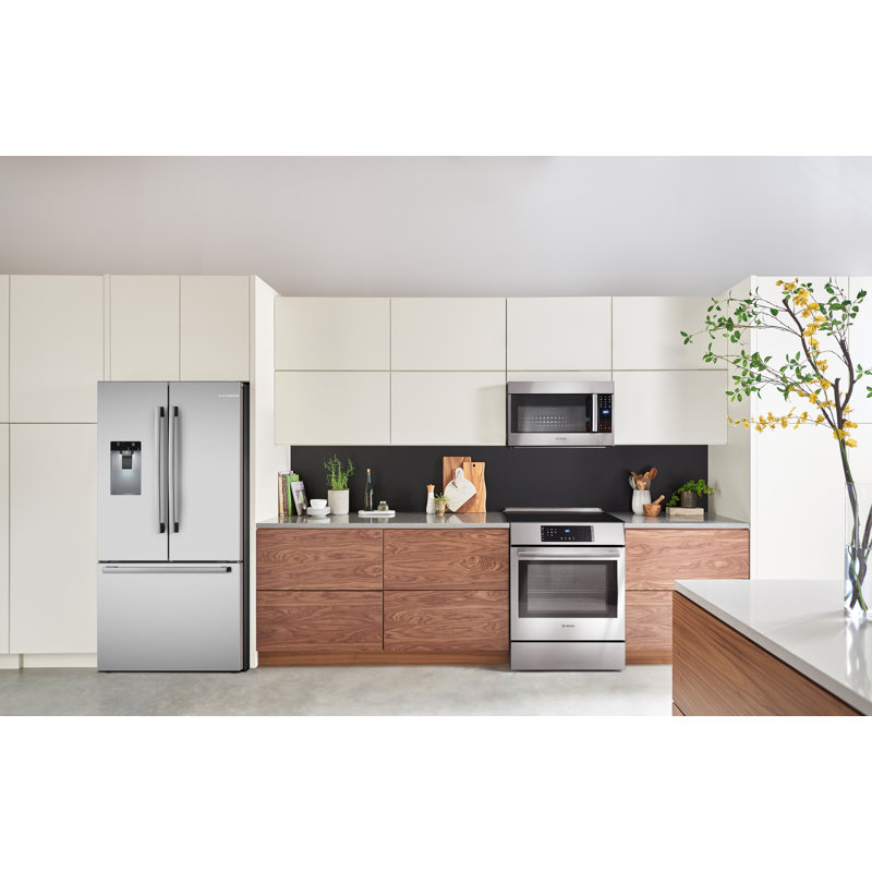 500 Series Free-Standing Fridge-Freezer, Stainless Steel