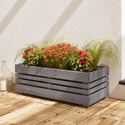 Broshous Wood Planter Box