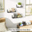 Tablette flottante en bois massif Mekela-318570637