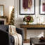 Holiday Arrangement with Hydrangeas, Ornaments and Berries