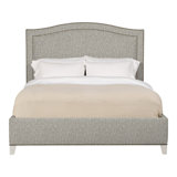 Caroline/Casey Queen Upholstered Low Profile Panel Bed