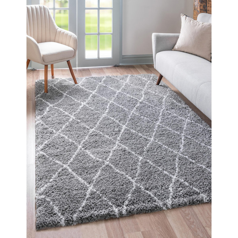 Paquette Shag Area Rug, Rectangle 152 x 244cm