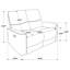 Causeuse inclinable Trask-688569206