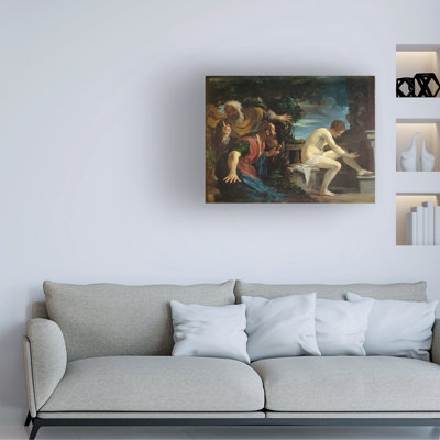 Guercino Susanna And The Elders Canvas Art