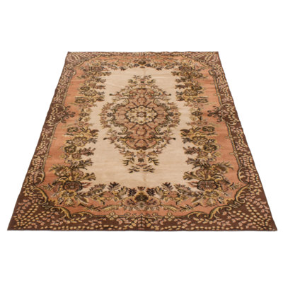 Tapis crème Melis Vintage 5 pi 8 po x 8 pi 8 po