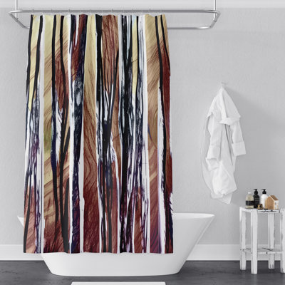 Rideau de douche abstrait Curren