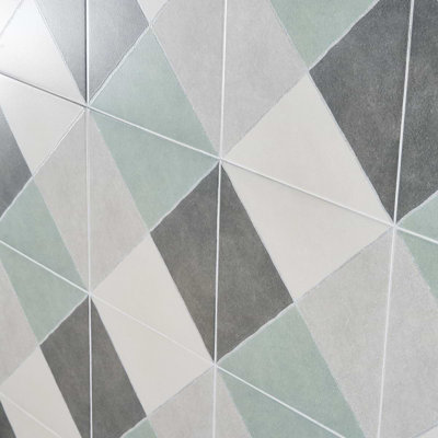 Auteur Chevron 9x9 Matte Porcelain Tile