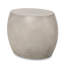 Table d'appoint d'extérieur en béton léger - Forme ovale minimaliste pour patio, gris, l 25,48 po x P 17,86 po H 20,13 po, sans assemblage Design contemporain convexe prêt à se transformer