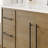 Burtch 48"W X 22"D Oak Bathroom Vanity With White Arabescato Engineered Stone Countertop And Undermount Ceramic Sink