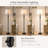  Gimbya 58" Traditional Metal Floor and Table Lamp Set and Floor Lamp with 3-Way Dimming 