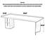 Table de bureau scandinave luxueuse en bois massif-657368467