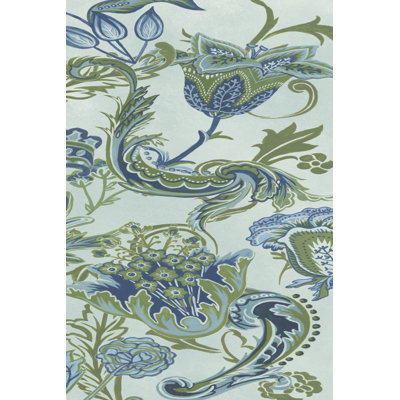 Serenity Chintz II by Melissa Wang - Wrapped Canvas Painting