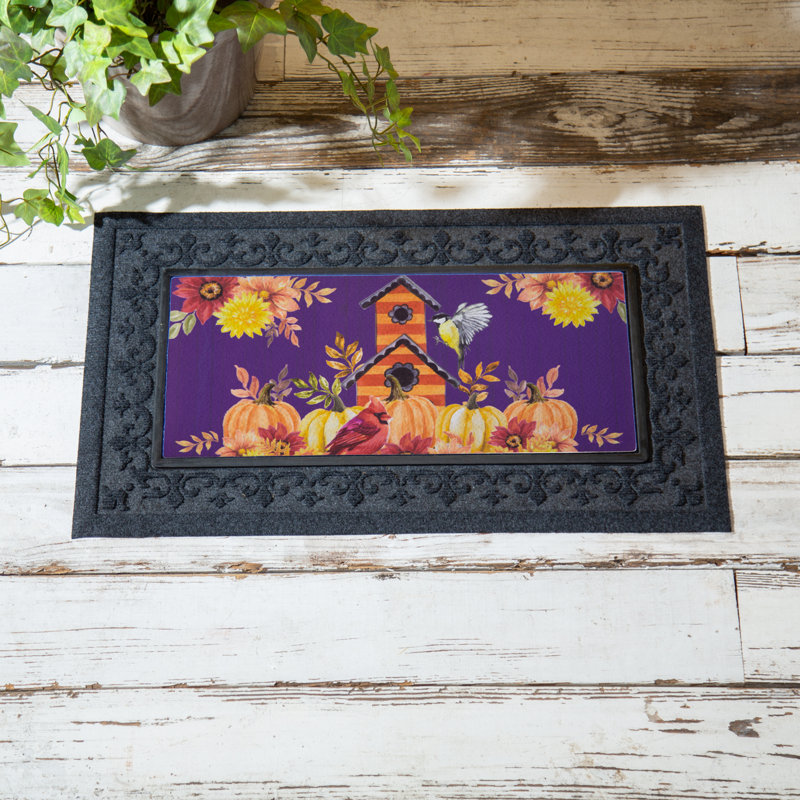 Welcome Fall Bird House Sassafras Switch Mat