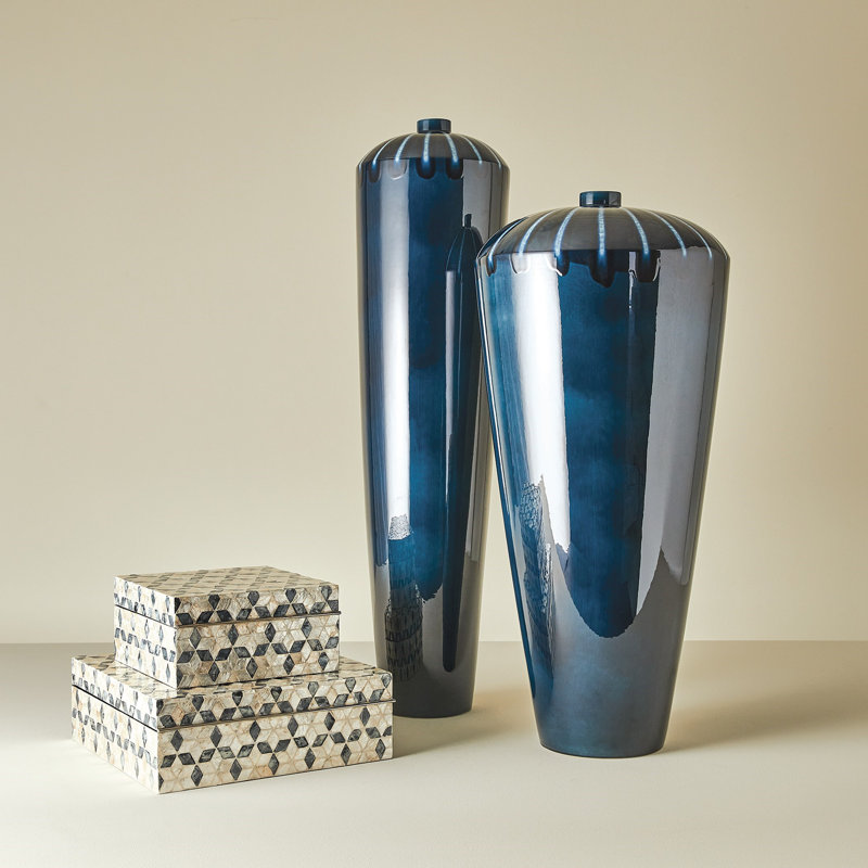 Ceramic / Porcelain Table Vase, Overall Height-  36"