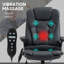 Fauteuil de massage chauffant à haut dossier, fauteuil chauffant