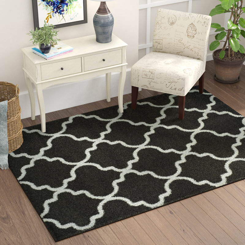 Tapis de la zone grise laine Cutler, Rectangle 2 pi x 3 pi