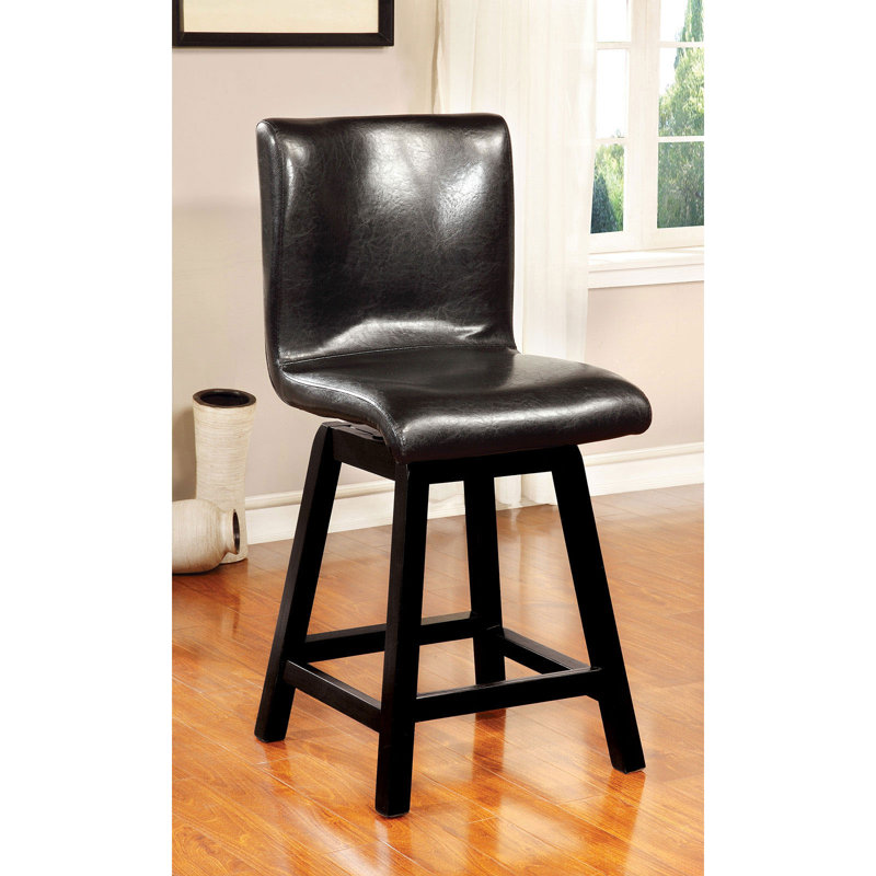Ailaigh Swivel Upholstered Counter Stool