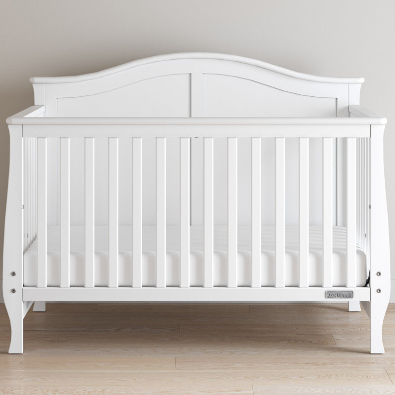 Camden 4-in-1 Solid Wood Convertible Crib, White
