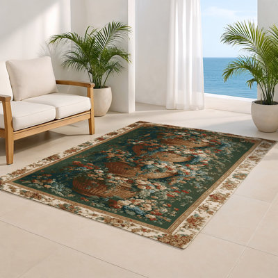 Tapis d'intérieur et d'extérieur brun français