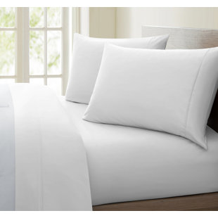 Ensemble de draps unis 100% coton à densité de tissage 1200 fils United Collection