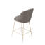 Ensemble de 2 tabourets en tissu et métal Modern