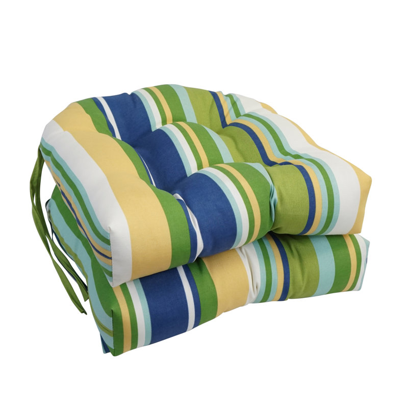 Outdoor 3.5'' Dining Chair Seat Cushion, 2