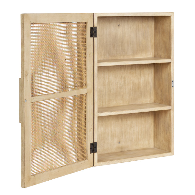Alard Solid Wood Accent Cabinet, Natural