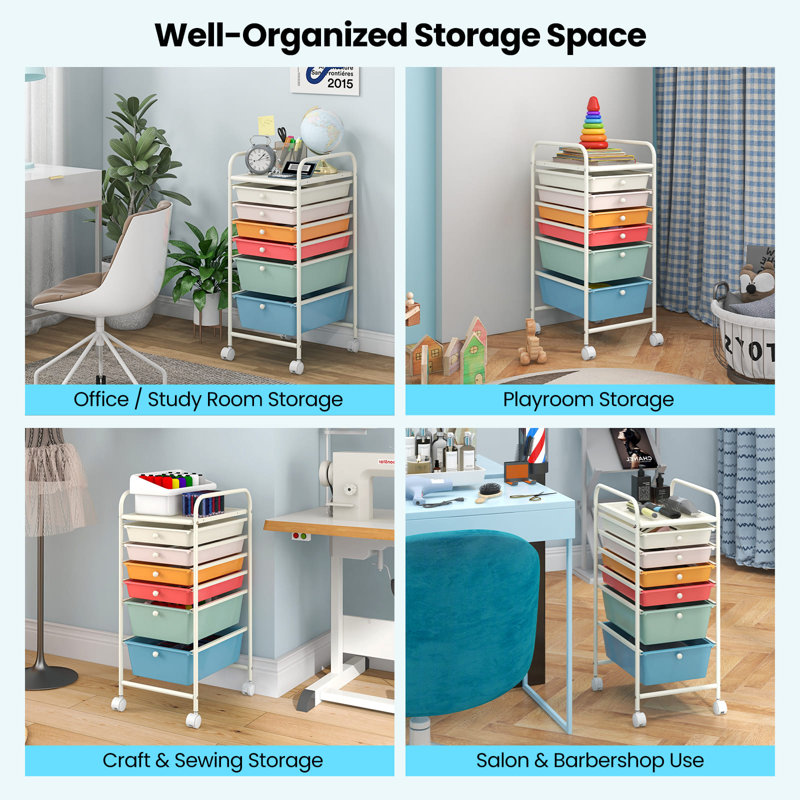 Metro Lane 6 Drawer Storage Drawer | Wayfair.co.uk